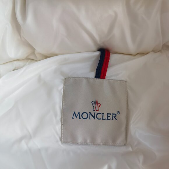 Moncler White Down Jacket - Picture 3 of 12
